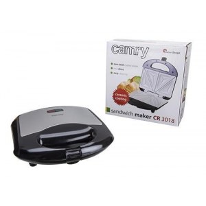 Camry | CR 3018 | Sandwich maker | 850 W | Number of plates 1 | Number of pastry 2 | Ceramic coating | Black